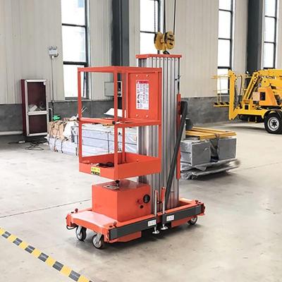 China Indoor Hotels And Outdoor Aluminum Lift 4-12 Meters Mobile Hydraulic Lifting Platform for sale