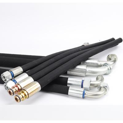 China Hydraulic Oil Rubber Hose Braided Radiator Hydraulic Coolant Water Heater Rubber Industrial Hose Assembly for sale