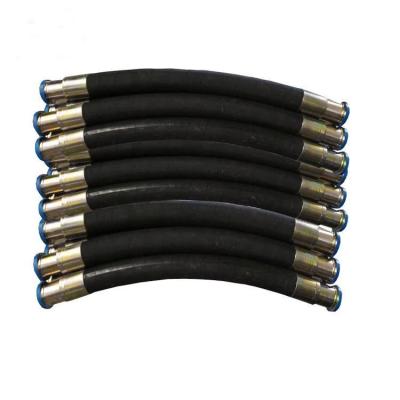 China High Quality Corrugated 316 Stainless Steel PTFE Braided Hydraulic Oil Assembly Hose for sale