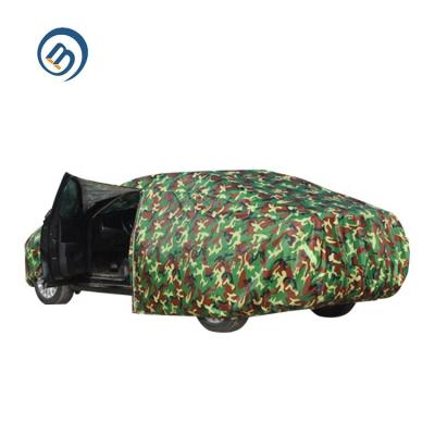 China Camouflage Waterproof Spandex Water Proof Car Cover Rainproof Car Cover Material Car Cover for sale