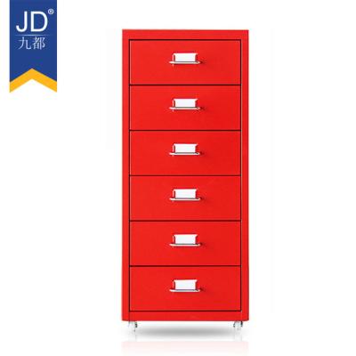 China Firmness Desk Small Locker 6 Drawer Filing Cabinet Metal Cabinet Storage Cabinet Furniture Bedroom Furniture Steel Equipment for sale