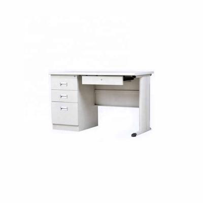 China Other Other Metal School PC Desk Modern Design Computer Desk Tables Office Furniture Steel Table With Drawer Desk for sale