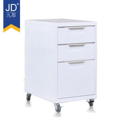 China 3 Drawer Movable Filing Cabinets Modern Design Office Furniture Equipment Storage Cabinet Metal Drawer Steel Cabinet for sale