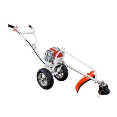 China Factory Directly Sell 52cc Hand Push Wheeled Lawn Mowers Grass Cutter Machine WLBC520 for sale