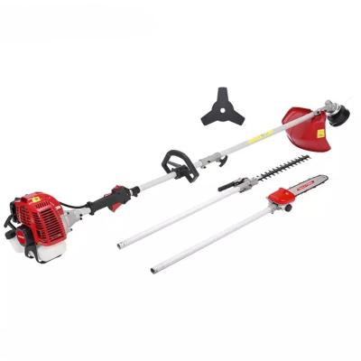 China 2-Stroke garden 4 in 1 multi purpose 43cc brush cutter multi tasks gasoline tools/triimer/multi hedge post saw for sale