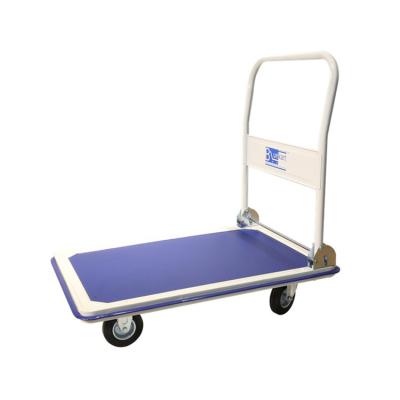 China Hot Selling Industrial Heavy Duty Storage Product Load Platform Hand Trolley Foldable Trolley for sale