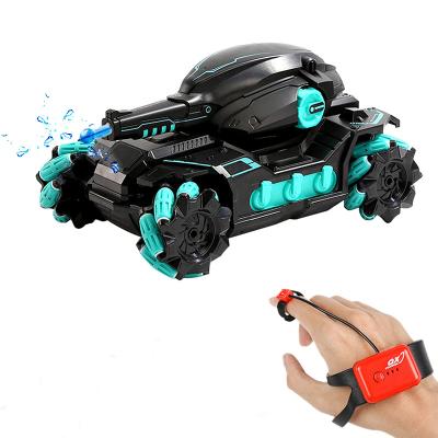 China Fire Gel Balls CPC Certified Gesture Feeling Stunt Radio Control Rotating Toy Vehicle 360 ​​RC Shoot Water Bomb Hand Gesture Car for sale