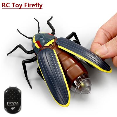 China Simulation Insect Christmas Gifts RC Animals Infrared Remote Control Fireflies Trick Creepy Prejudice Toys Novelty Funny Gift for sale