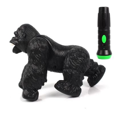 China Gorilla Animal Sound Rechargeable Radio Electric Remote Control Funny Preschool Gift Simulation Other RC Toy Gorilla For Kids for sale