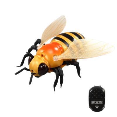 China Lovely Simulation Insect Birthday Gifts For Kids Educational Wireless Electric Realistic RC Toy Bee Insect Remote Control Animal Model for sale