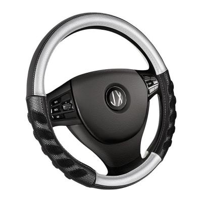 China Eco-friendly No Smell Anti-Slip Emboss Universal Car Steering Wheel Cover for sale