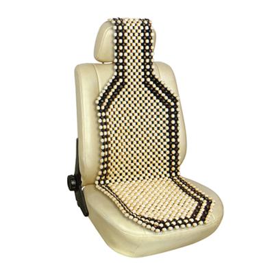 China Durable Cooling Breathable Wooden Car Cushion Bead Massage Car Cushion for sale