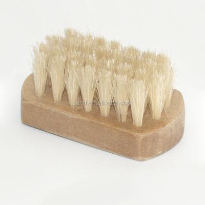 China Portable rectangle mini multi-use wood&bristles pedicure-nail brush,manicure exfoliating handscrub,nail art cleaning brush/tool for sale