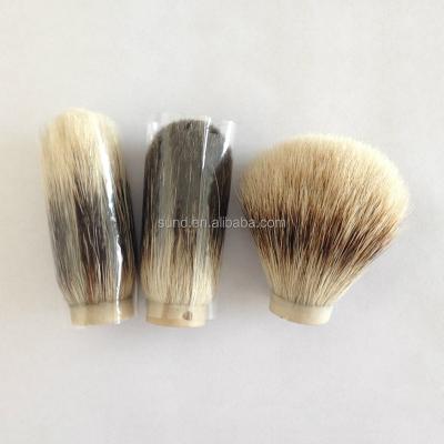 China Cheap pig boar bristle hair knot shaving brush head,Original Pure Badger Bristle Knot Head for Men's whiskers Grooming for sale