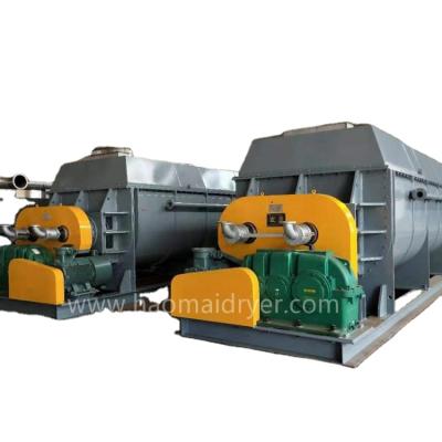 China Medicine processing hot sale kjg series hollow paddle dryer for sludge / sewage sludge for sale