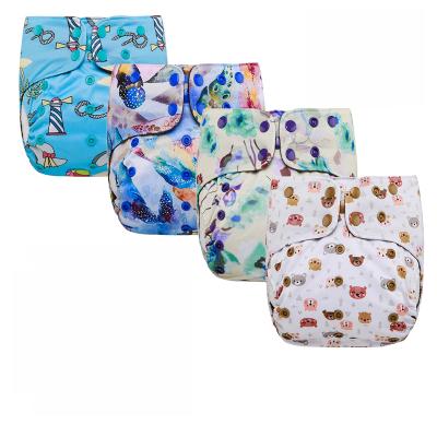 China Diapers Baby Cloth Printed Diaper for Baby Reusable Baby Diapers for sale