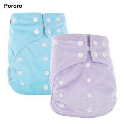 China Printed Pororo Baby Cloth Diaper With Gusset Double Leg Cloth AI2 Waterproof Diaper Baby Cover for sale