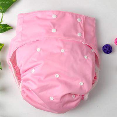 China Waterproof Plain Weave PUL with TPU Coating Adult Diaper Cloth Cloth Adult Diaper Panty Manufacturer for sale