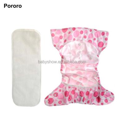 China Wholesale hotsale china ruffle infant baby PUL cartoon printed cloth diaper plain weave cover for sale