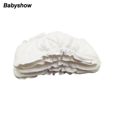 China Washable Reusable Cubic Plain Weave Cotton Diaper Inserts 13.5*35cm for sale