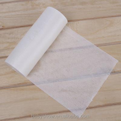 China 13*30cm Fiber Plain Weave Disposable Liner Bamboo Washable Reusable Baby Diaper Cloth Single Layer Liners for sale