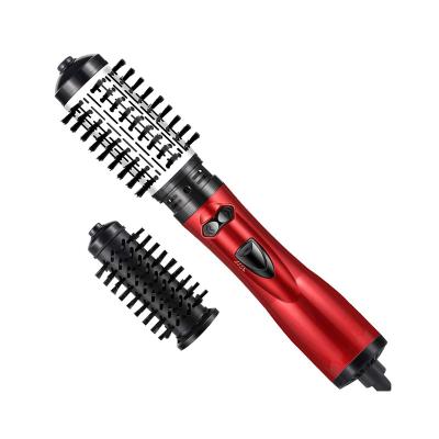 China Waterproof 2 in 1 Multifunctional Hot Airbrush Hair Curling Iron Straightener Comb Anti Scalding Hair Styling Device for sale