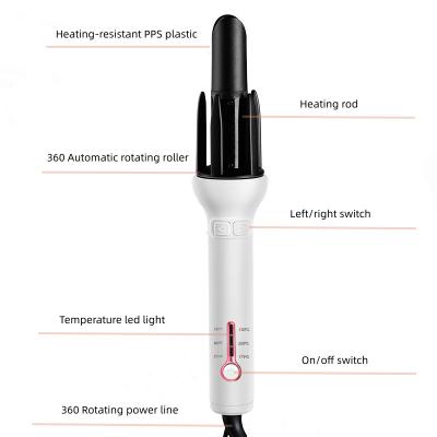 China For Use Wholesale Price Smart Hair Curler Curling Iron Home Professional Automatic Rotating Ceramic Hair Curler for sale