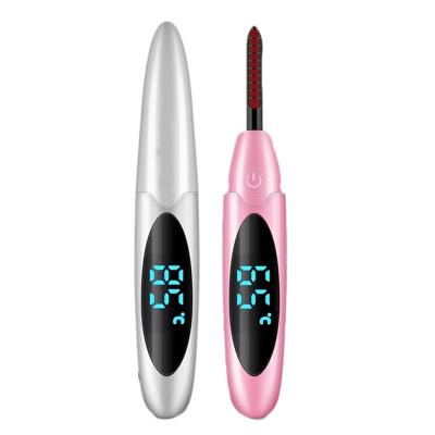 China HOT Makeup Tool Mini Hot Sale Electric Electric Eyelash Portable Hair Curler With LED Display for sale