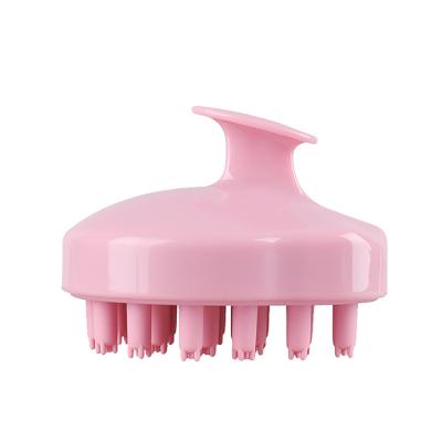 China Silicone Waterproof Handheld Soft Hair Brushes Scrape Hair Scalp Massager Shampoo Deep Cleansing Brush for sale