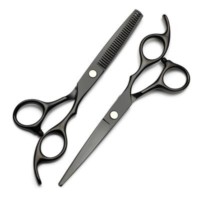 China Eco-friendly Professional Metal Barber Hair Scissors 6 Inch Scissors Hair Cutting Shears Styling Tools Top-grade Hair Scissors for sale