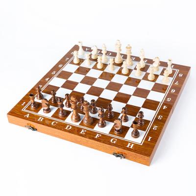 China Wholesale Environmental Made in China Portable Chess Party Lightweight Square Wooden Chess for sale