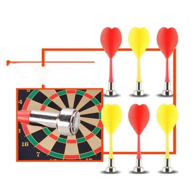 China New Environmental Plastic Needle Dart Board Built-in Magnetic Needle Dart Board Magnetic Dartboard Darts for sale