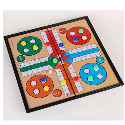 China 2022 Environmental Hot Sale Educational Colorful Plastic Ludo And Snakes And Ladders Board Games Set For Kids Adults for sale