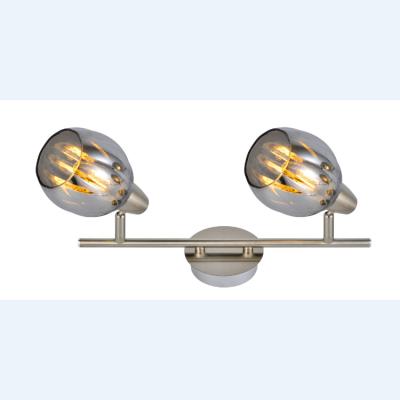 China Modern Modern E14 LED Living Room Smoky Glass Spotlight for sale