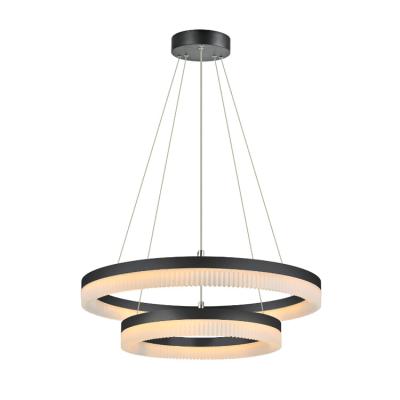 China Modern Hot Selling Acrylic Chandelier LED 36W Ring Shape Fixture For Living Room Bedroom, Ceiling Pendant Light for sale