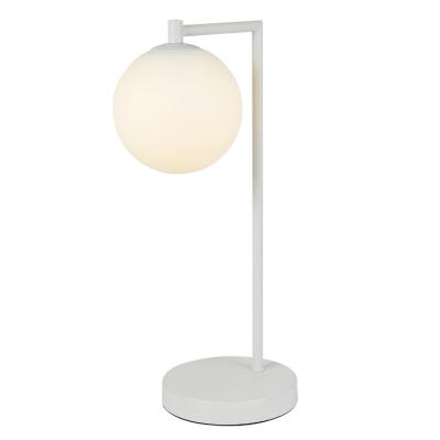 China Europe Modern Hot Sale Living Room Bedroom Opal Glass Table Lamp for sale