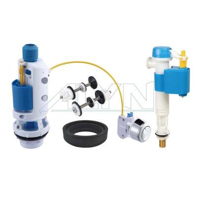 China Wholesale Fill Valve Double Flush Valves Adjustable Water Level Control Water Level Adjustment Thread Toilet Water Tank Fittings for sale