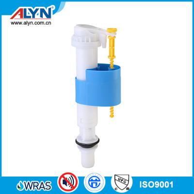 China POM wras and UPC certificated silent bottom tank fittings toilet water tank fill valve for sale