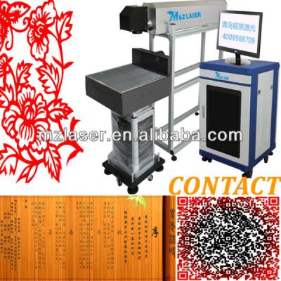 China Laser Marking Fast Speed ​​Galvo 120W CO2 Laser Cutting Machine Marking Machine For Leather Bag Paper Shoes for sale