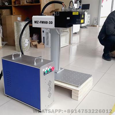 China 3d mopa 60w fiber laser engraving machine mopa 60w JPT 3d fiber laser engraving machine with Feeltek head for sale