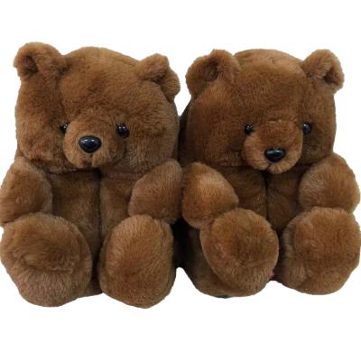 China Hot Selling Cute Soft Plush Toy Teddy Bear Slippers Plush Toy for sale