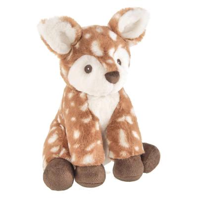 China Cozy Stuffed Plush Stuffed Deer Toys With Removable Heat Herbal Bag Put In Microwave Oven for sale