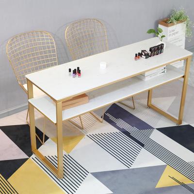 China Contemporary Nordic Marble Cheap Marble Office Chair Office Stools Manicure Table And Manicure Chair Set Nail Tables Salon for sale