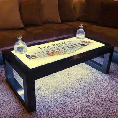 China Factory Direct Sales Modern Cheap High Quality Fast Delivery Bar Furniture Sets Led Cocktail Table for sale