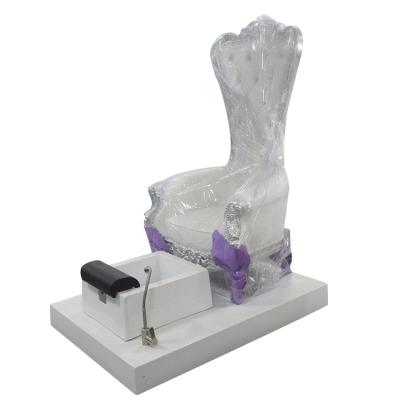 China Business Factory White Extended Luxury Massage Manicure Foot Spa Pedicure Chairs On Sale for sale