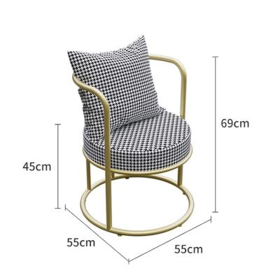 China Small Revolving Table And Net Red Balcony Chairs Set Living Room Restaurant Chairs for sale