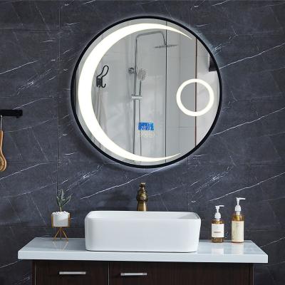 China Magnifying Modern Wall Mounted Vanity Mirror With Light For Bedroom Bathroom for sale