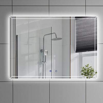 China New Design Bathroom Smart Wall Glass Mirror Magnifying Hot Selling Large Decorative Cabinet With Light for sale