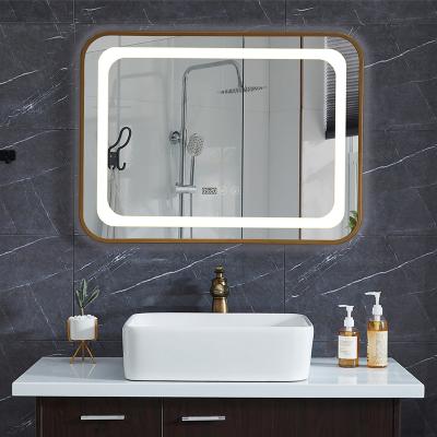 China Anti - Fog Mirror Smart Mirror Light Bathroom Basin Mirror LED Magic Magnifying Touch Screen for sale