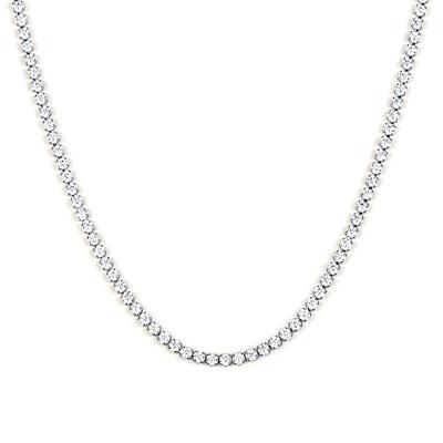 China New Design CLASSIC Jewelry Women's Fashion High Quality Stainless Steel Choker Necklace Iced Out Zircon Tennis Chain Necklace for sale